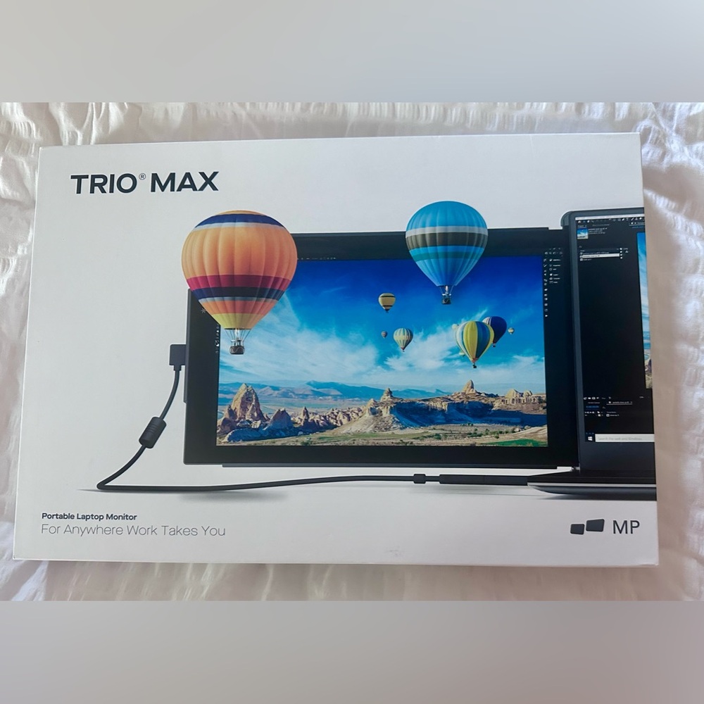 TRIO Max Portable Laptop Monitor - Expandable second laptop screen
